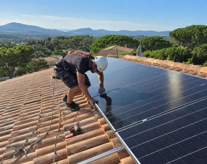 Installateur panneaux solaires Laroque — pose photovoltaïque sur toiture