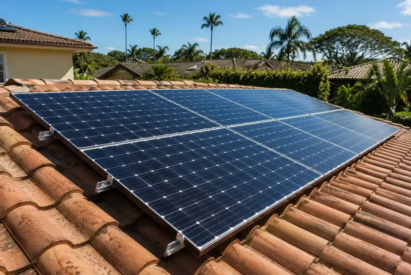Installation de panneaux solaires à Laroque